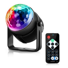 Load image into Gallery viewer, RGB LED Party Effect Disco Ball Light Stage Light laser lamp Projector RGB Stage lamp Music KTV festival Party LED lamp dj light