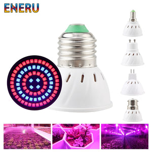 Led Grow Light Bulb E27 E14 GU10 MR16 AC 220V 230V 240V Growing Lamp For Flower Plant Hydroponics System Aquarium Led Lighting