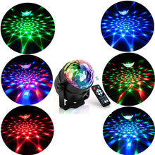 Load image into Gallery viewer, RGB LED Party Effect Disco Ball Light Stage Light laser lamp Projector RGB Stage lamp Music KTV festival Party LED lamp dj light